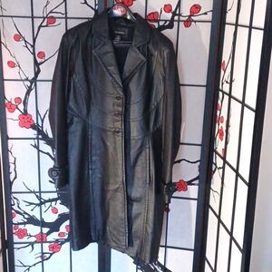 George Ladies leather Coat  M8/10